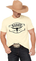 Western Cowboy Rodeo Shirts: Mens Vintage Cow Skull Graphic Tees Boho Country Concert Music T-Shirts